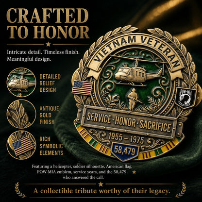 🦅🦅LAST DAY 49% OFF - 🎖️Vietnam Veteran Honor Commemorative Pin