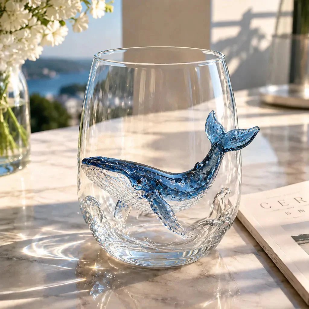 🎁The Perfect Beach House Gift 🌊3D Ocean Animal Artisan Glassware Collection