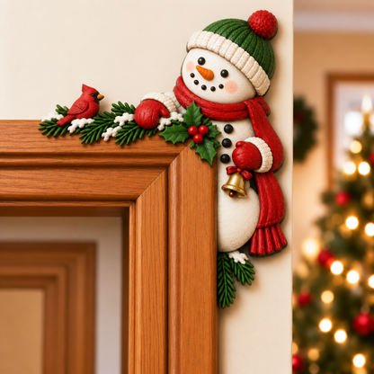 🎅 🎅2026 Christmas Gift 50% Off--Christmas Peekaboo Door Frame Corner Decor