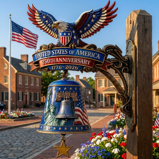 🔔🔔USA 250th Anniversary Patriotic Hanging Bell