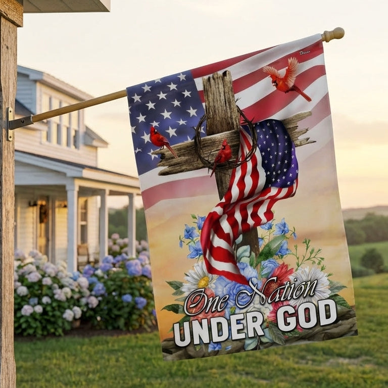 ❤️Flagwix American Flag - Patriotic One Nation Under God Flag