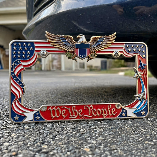 🦅🦅July 4th Gift Hot Sale--250th Anniversary Commemorative License Plate Frame