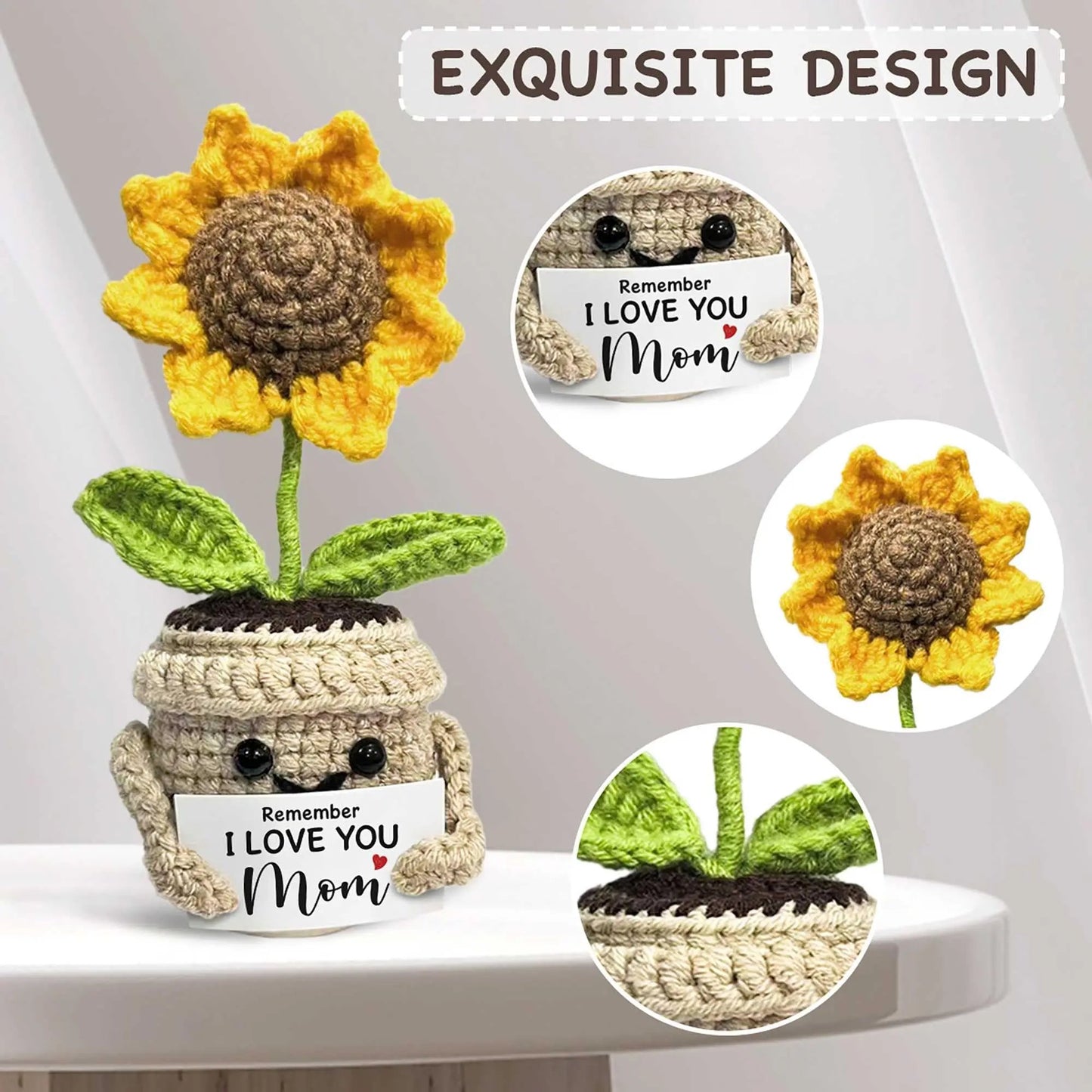 🌻🌻 #1 MOM GIFT: 49% OFF丨Handmade Crochet Sunflower