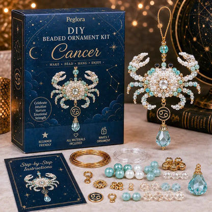 🎅🎅 2026 Christmas Gift 50% Off--✨ Zodiac Blessing Beaded Ornament DIY Kit – Create A Meaningful Handmade Keepsake Inspired By Your Star Sign