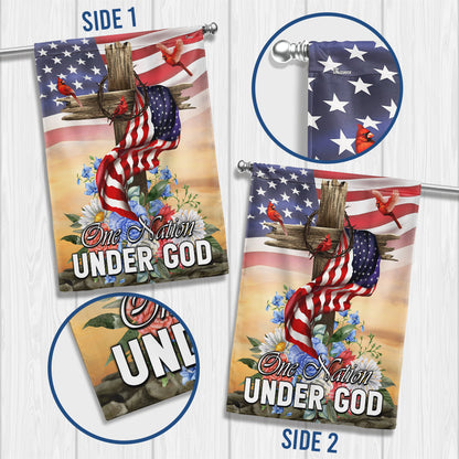 ❤️Flagwix American Flag - Patriotic One Nation Under God Flag