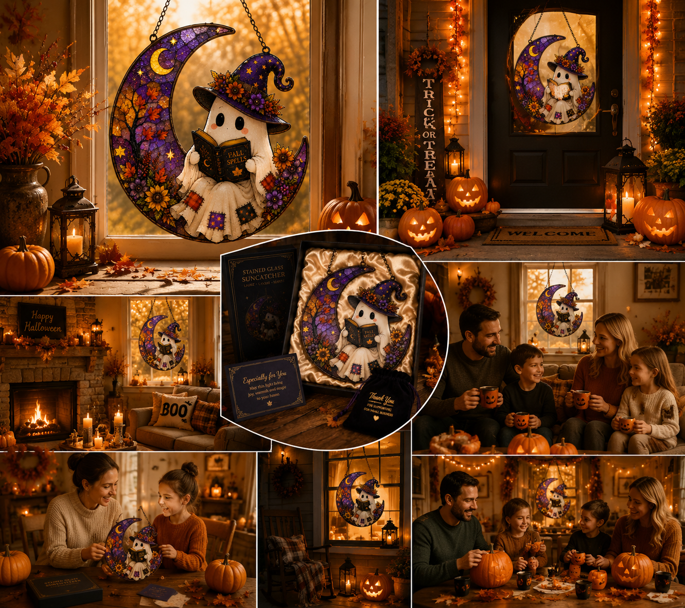 ⏰LIMITED TIME 49% OFF!🔥Cute Halloween Ghost Window Hanging Decoration