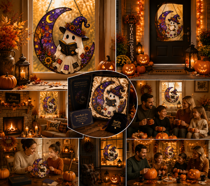 ⏰LIMITED TIME 49% OFF!🔥Cute Halloween Ghost Window Hanging Decoration