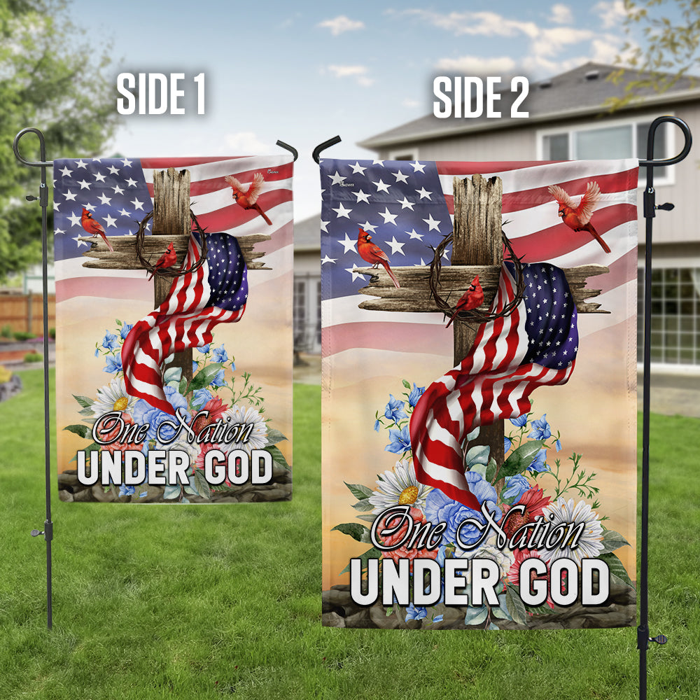 ❤️Flagwix American Flag - Patriotic One Nation Under God Flag