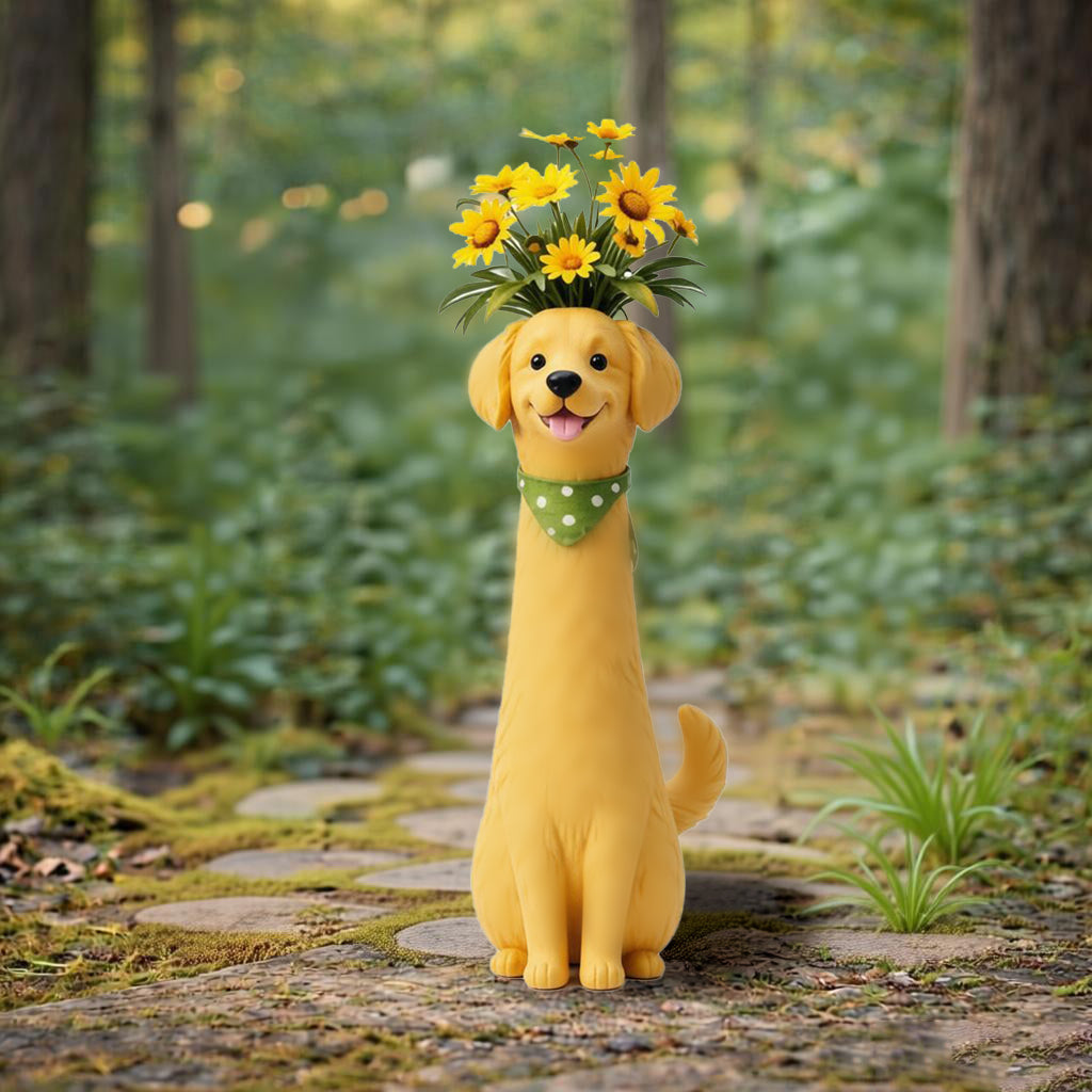 Quirky Dog Vase