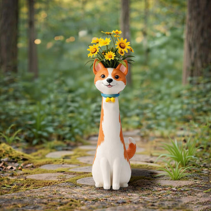 Quirky Dog Vase