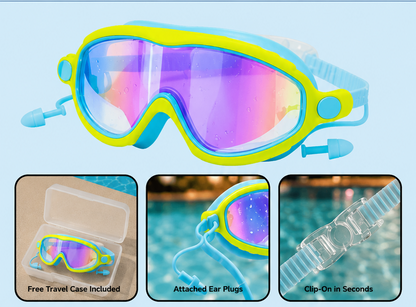 🏊  TibaToes™ Kids Swim Goggles Collection